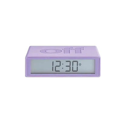 Flip Rubber Alarm Clock Lilac
