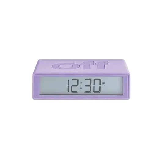 Flip Rubber Alarm Clock Lilac
