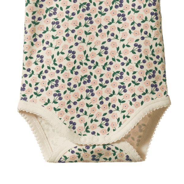 Cotton Short Sleeve Bodysuit Briarwood