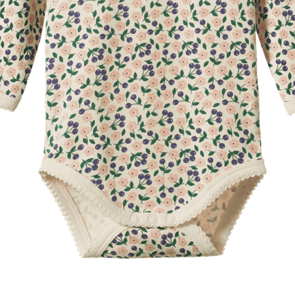 Cotton Long Sleeve Bodysuit Briarwood