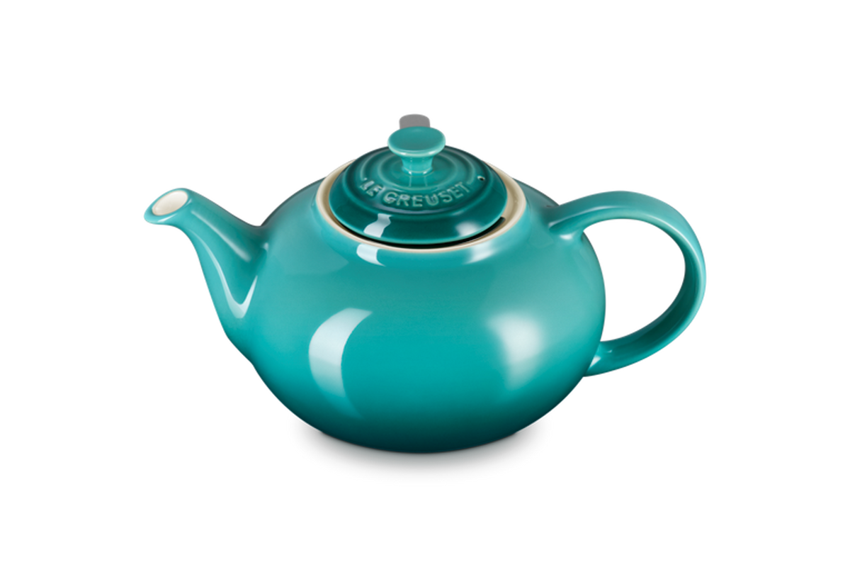 Teapot w Stainless Steel Infuser Bleu Riviera