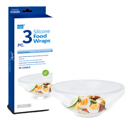 Silicone Food Wrap xl 3pk