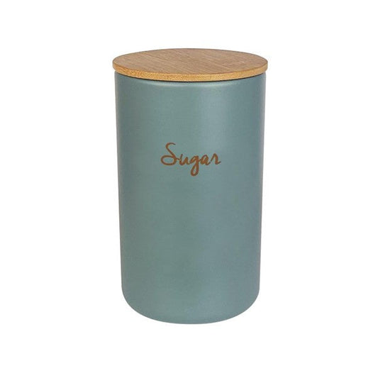 Brenton Green Sugar Canister 14cm