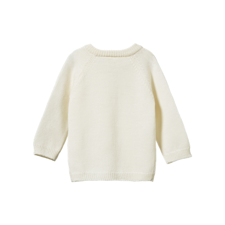 Merino Knit Cardigan Natural