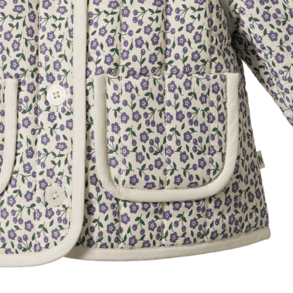 Edith Jacket Quilted Briarwood Heron