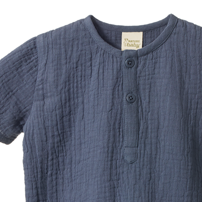 Caravan Shirt Muslin Vintage Indigo
