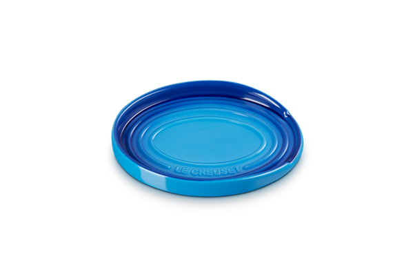 Oval Spoon Rest Azure Blue
