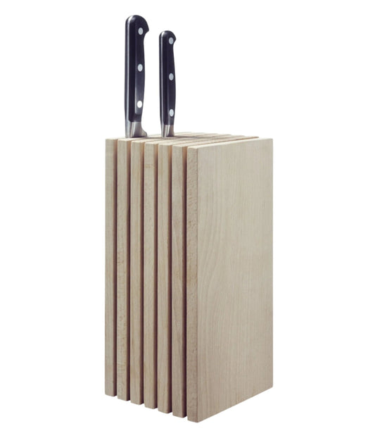 Danish Knife Block Beech