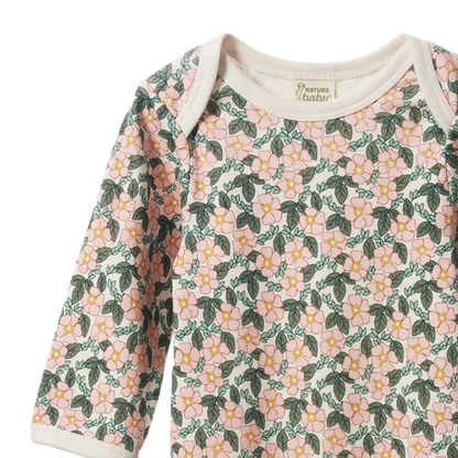 Cotton Long Sleeve Bodysuit Garland