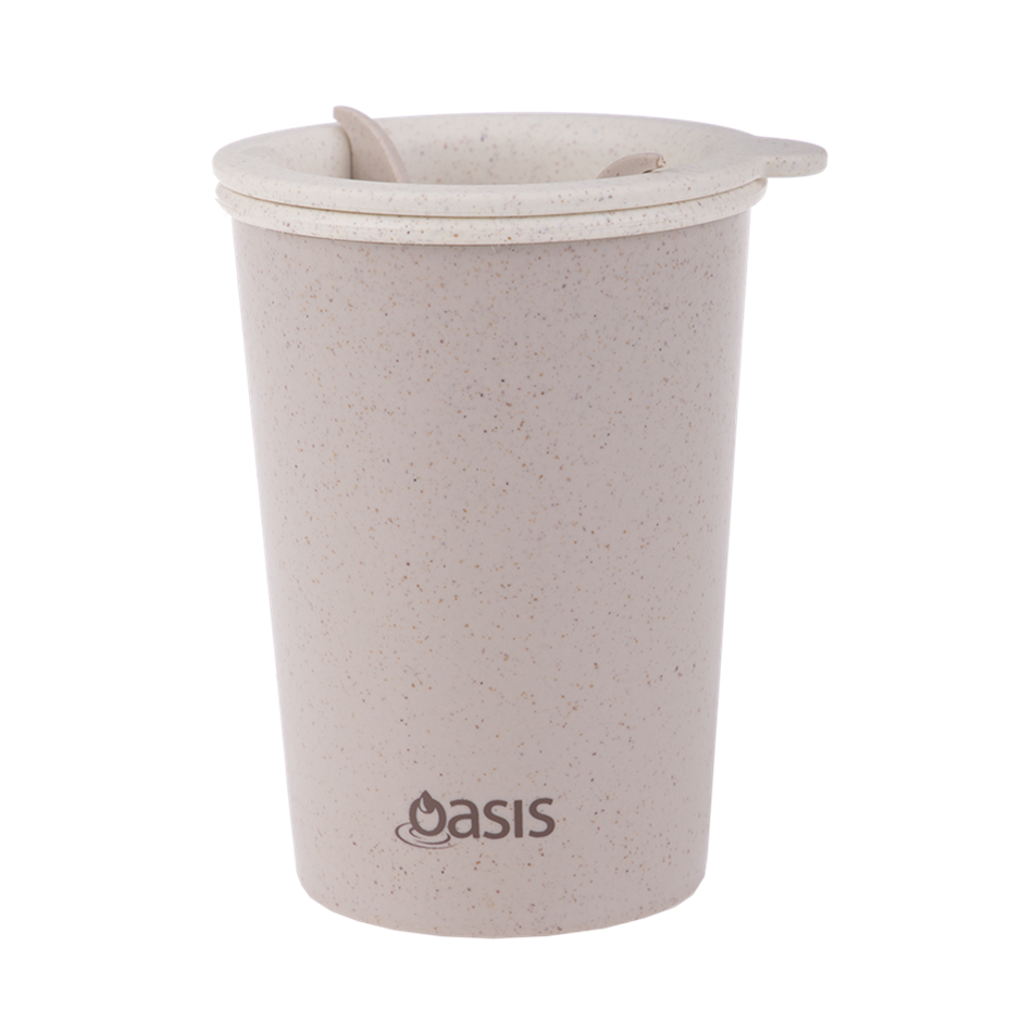 Oasis Dbl Wall Eco Cup 300ml Beige