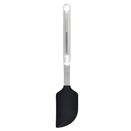 Premium Stainless Scraper Spatula Black