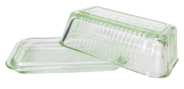 Mari Butter Dish Green