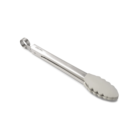 Tongs Silicone Head 10" French Grey