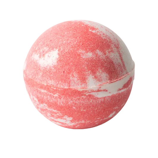 Bath Bomb Swirl Pink Lychee