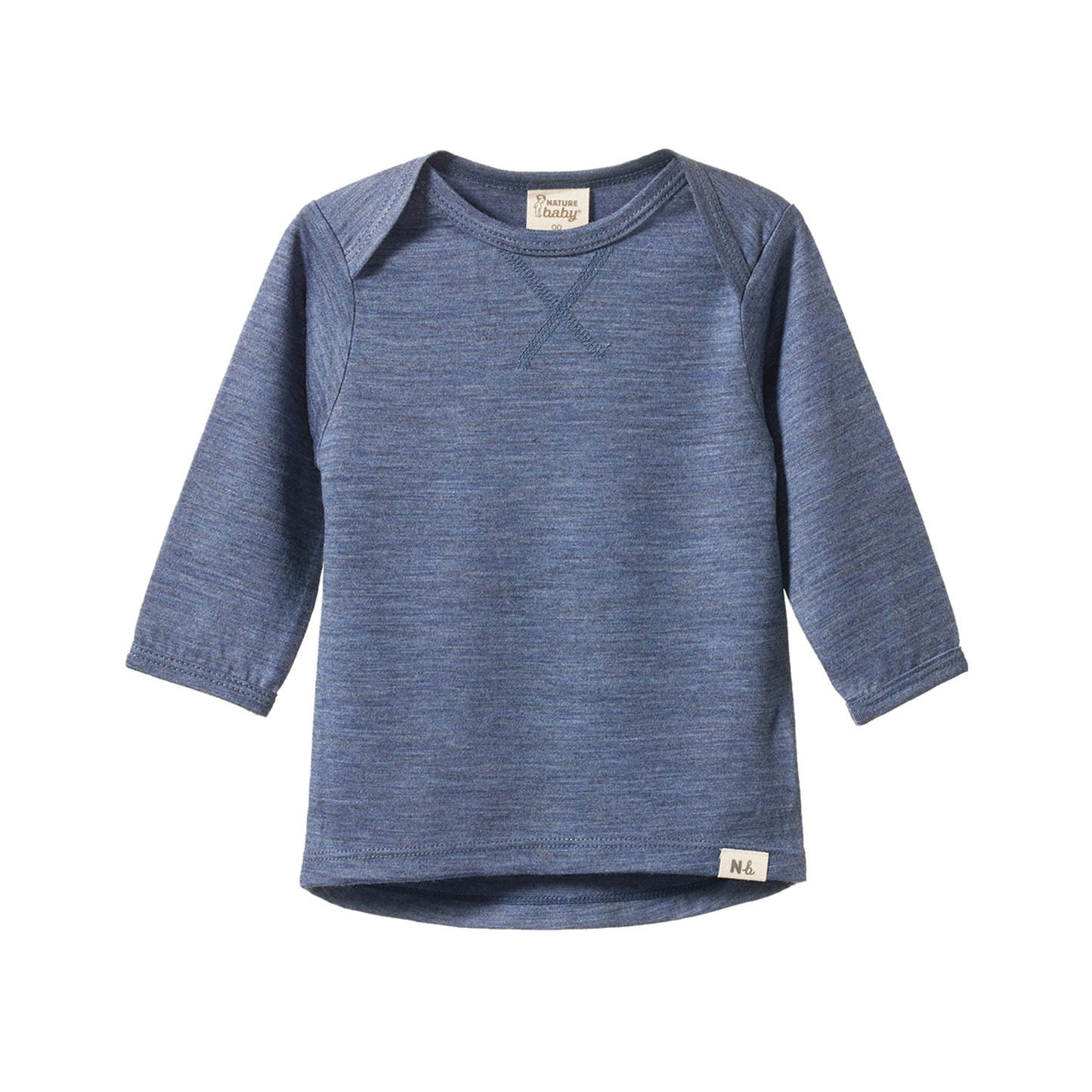 Merino Essential Tee Indigo Marl