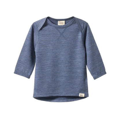 Merino Essential Tee Indigo Marl