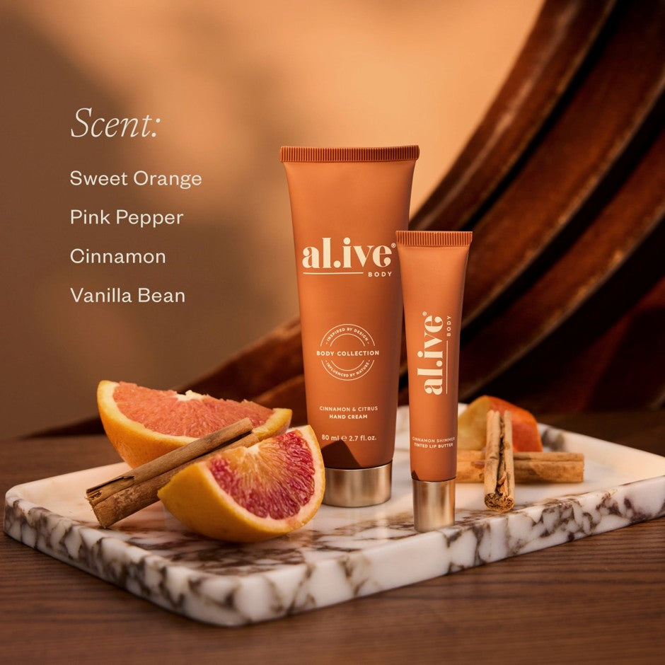 Hand & Lip Set Cinnamon & Citrus