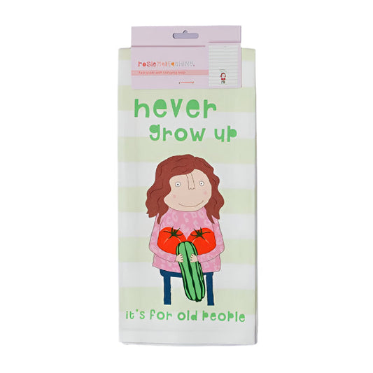 Tea Towel Never Grow Up