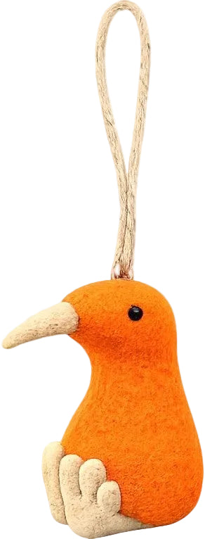 Felt Kiwi Decoration Orange