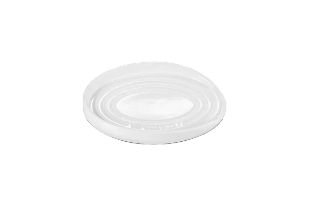 Oval Spoon Rest White