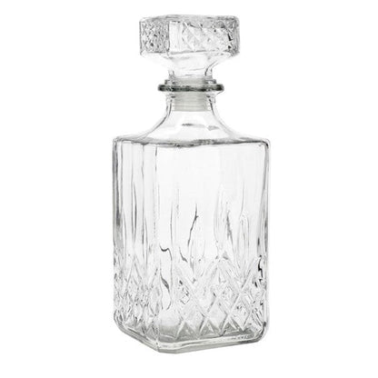 BC Cut Glass 900ml Whiskey Decanter Set5