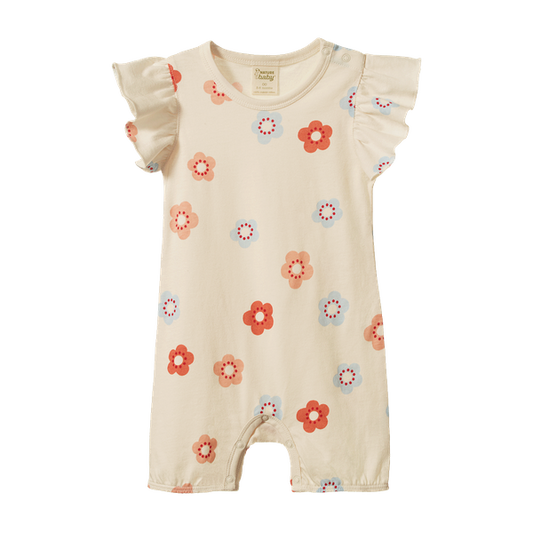 Short SleeveTilly Suit Flora Stamp