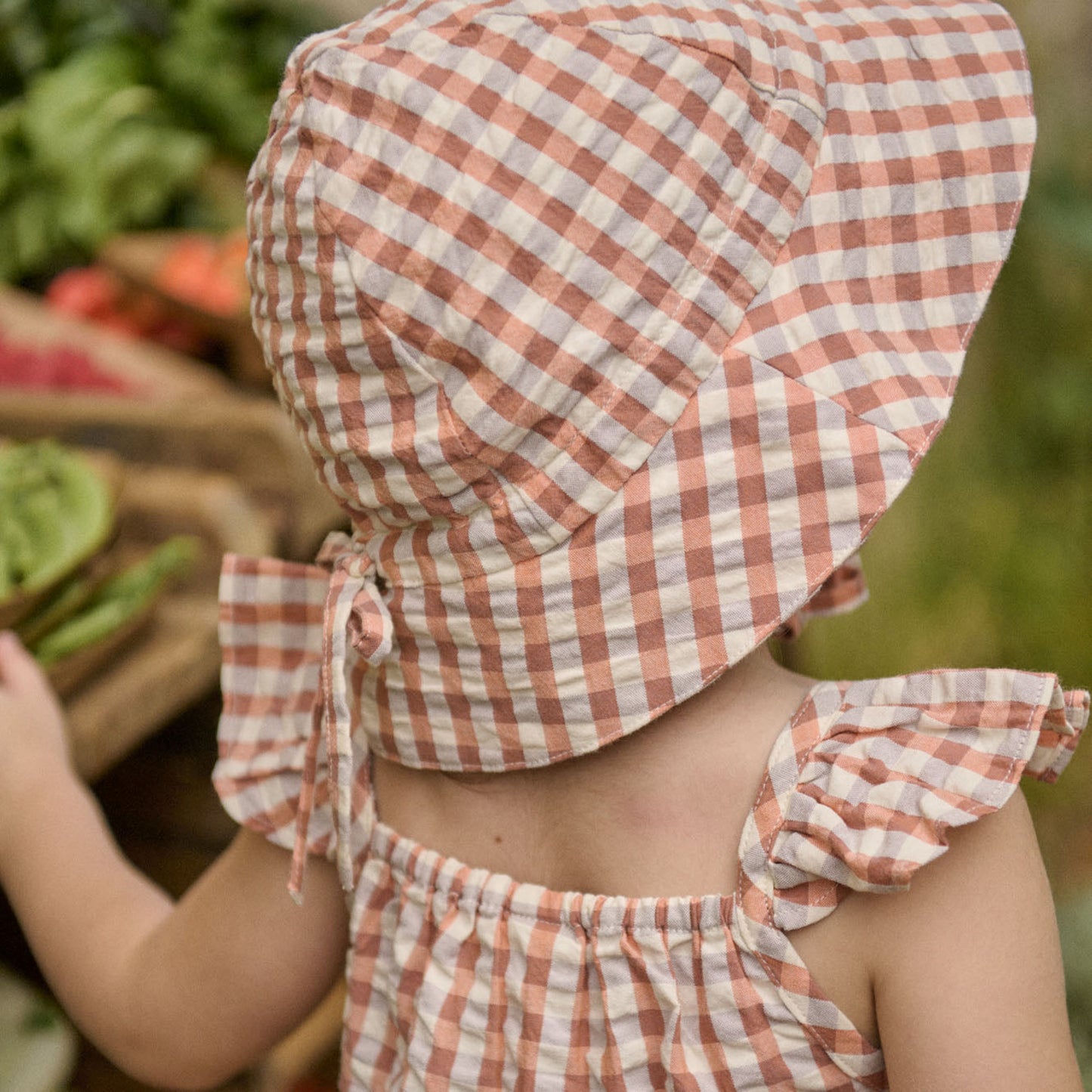 Sunhat Dandelion Gingham
