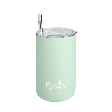 Iced Coffee Cup with Straw Mint Gelato