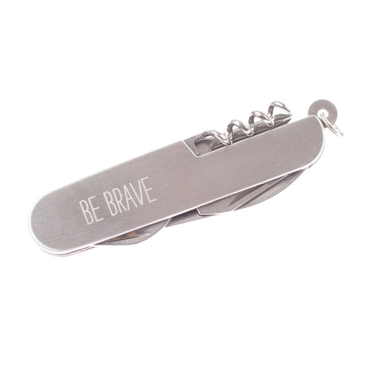 Pocket Knife Be Brave & True