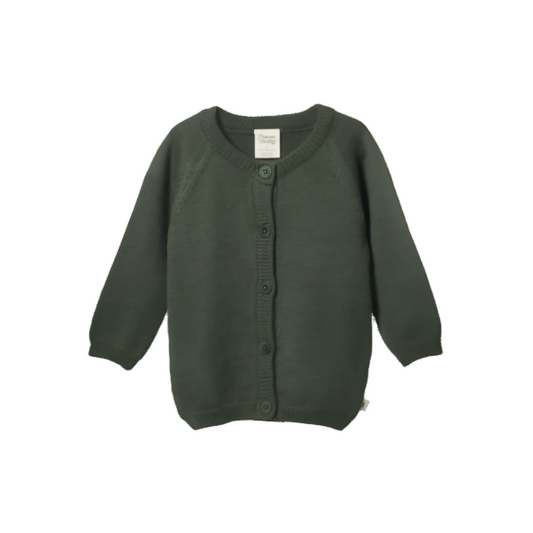 Merino Knit Cardigan Thyme