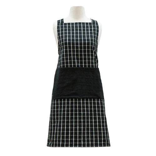 Hemingway Cross Back Apron Black
