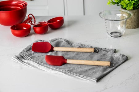Birchwood Mini Spatulas Set 2 Empire Red