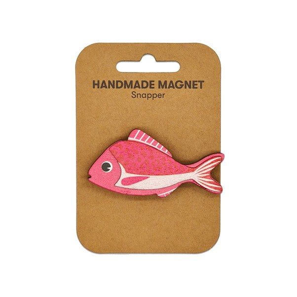 Wooden Magnet Snapper