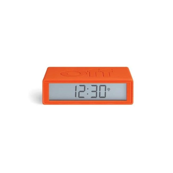 Flip Rubber Alarm Clock Orange