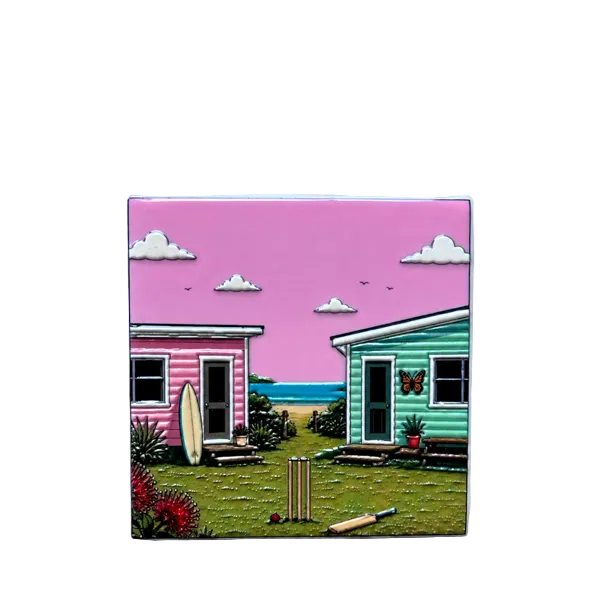 Ceramic Coaster Kiwi Summer