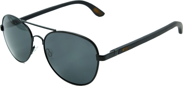 Sunnies Aviator Black Lens