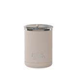 Ceramic Coffee Cup w Hinged Lid Moon Dust