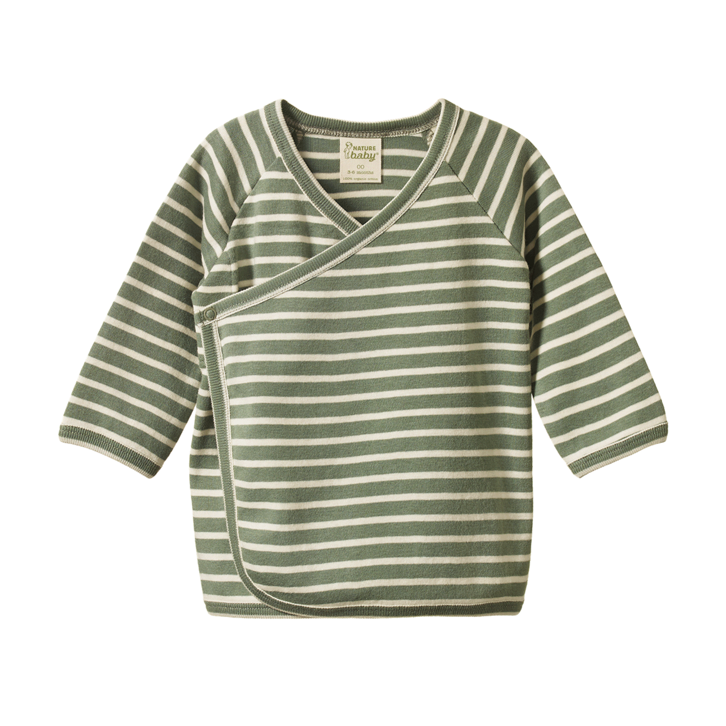 Kimono Jacket Nettle Twin Stripe