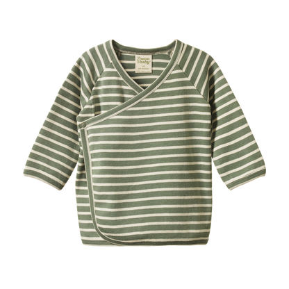 Kimono Jacket Nettle Twin Stripe