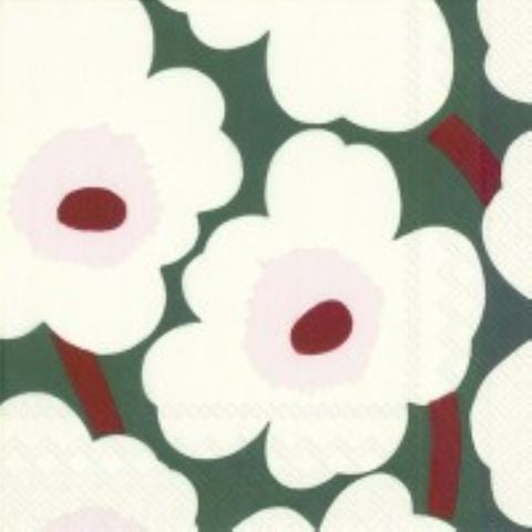 Luncheon Unikko Green Cream