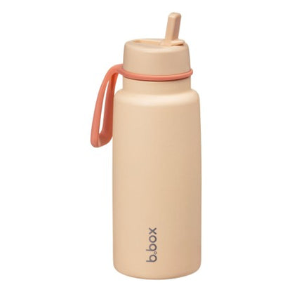 Insulated Flip Top 1L Bottle Melon Mist