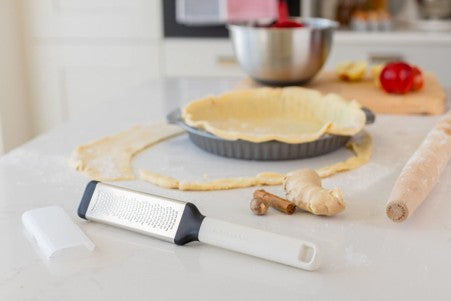 Classic Fine Etched Zester/Grater Porcelain White