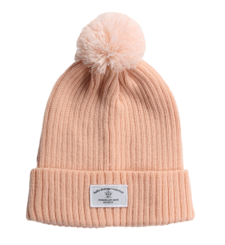 Pom Pom Beanie Rose
