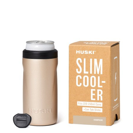 Huski Slim Can Cooler Champagne
