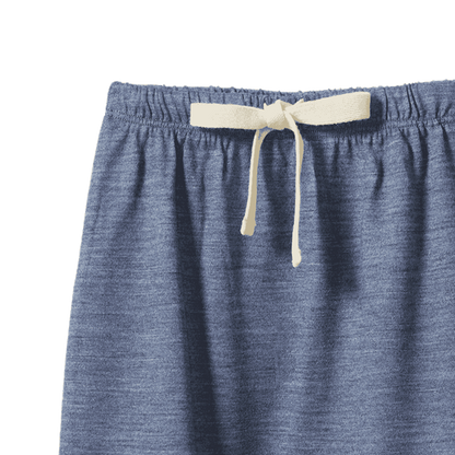 Merino Drawstring Pants Indigo Marl