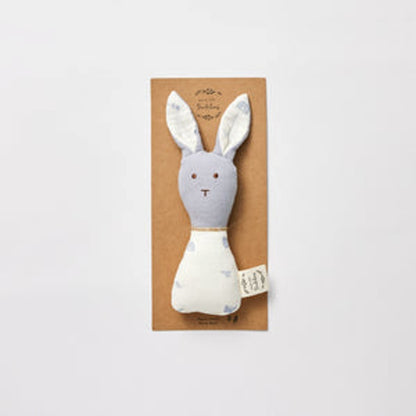 Bunny Rattle Enchanted Garden Frost Blue