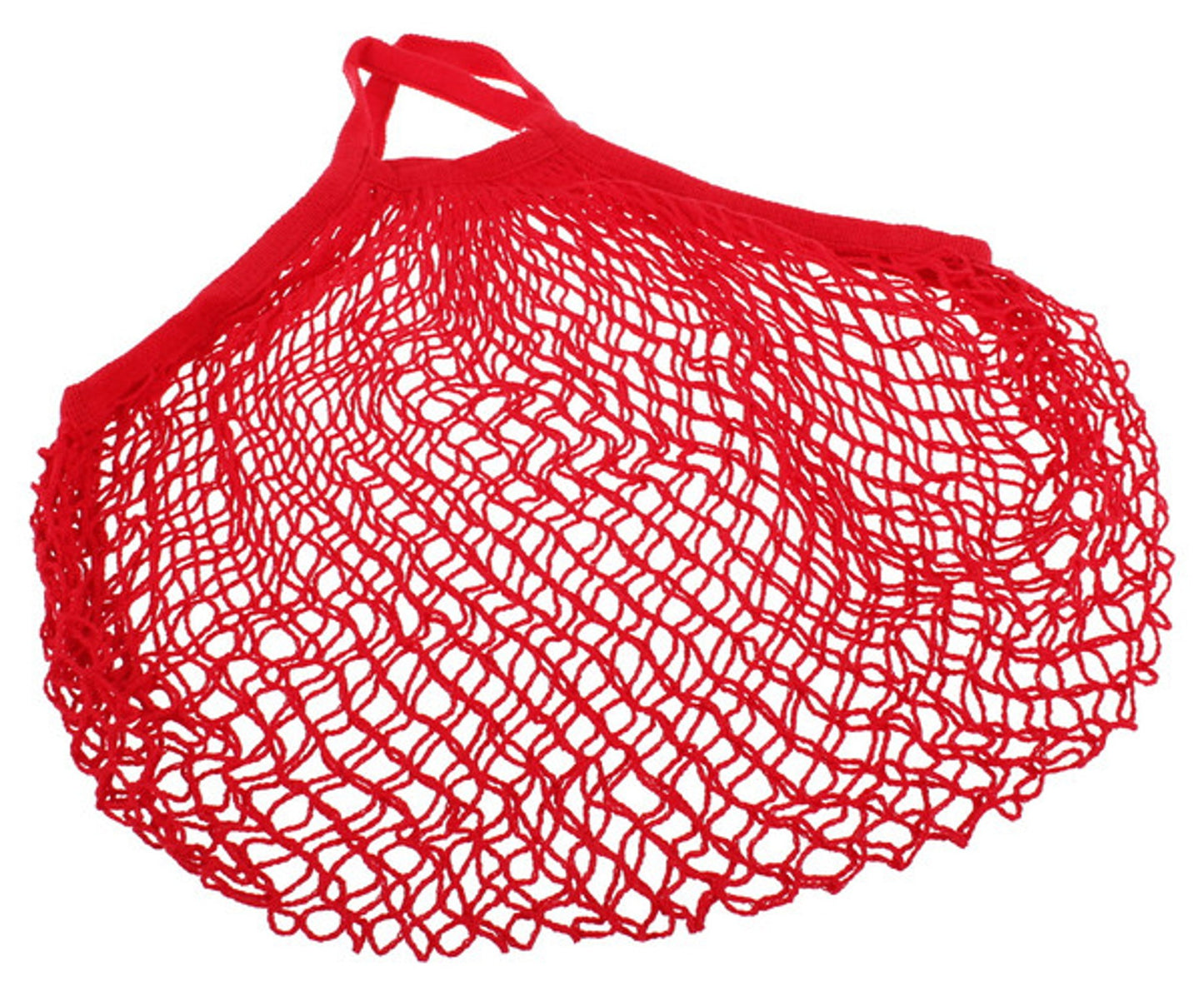 Short Handled String Red Bag