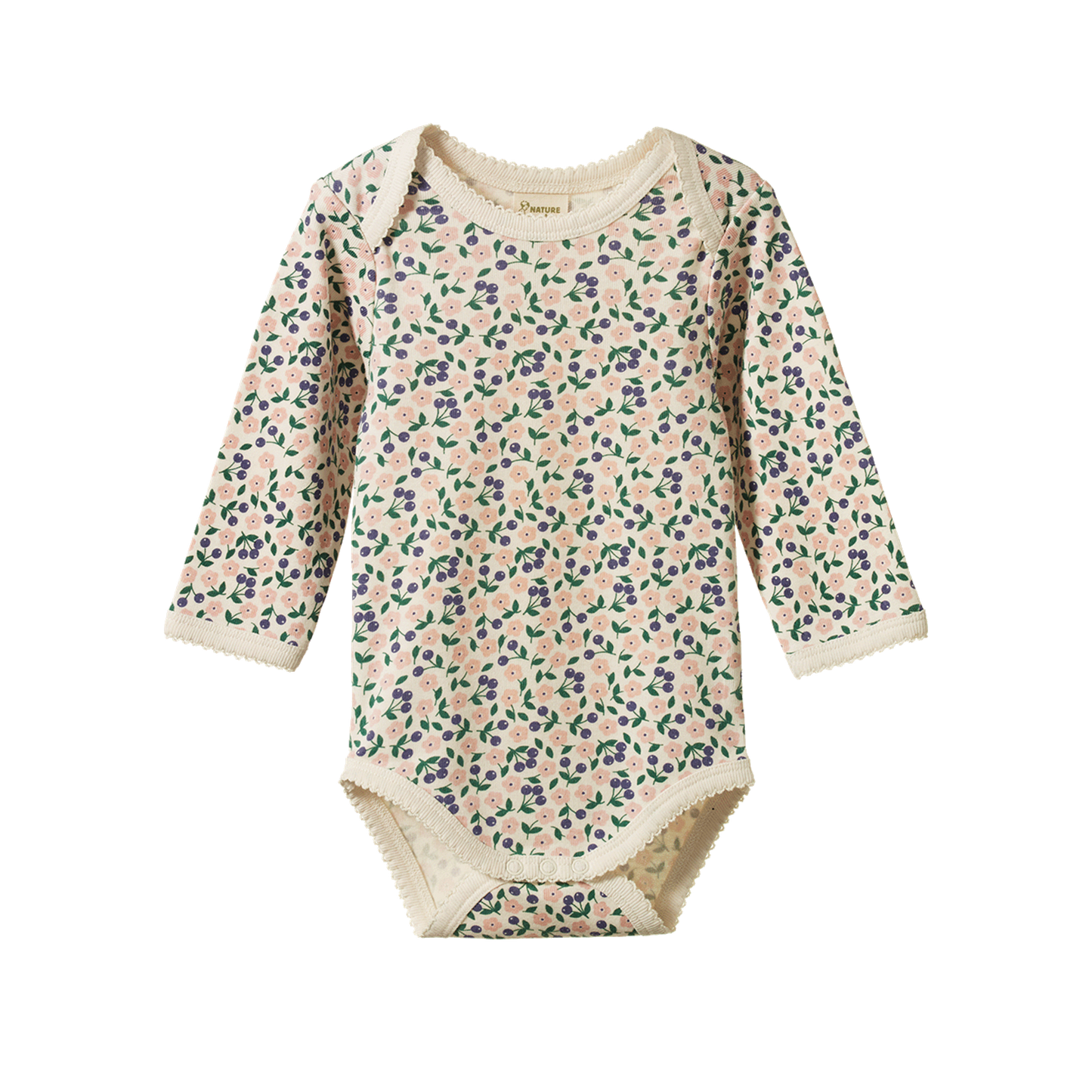 Cotton Long Sleeve Bodysuit Briarwood