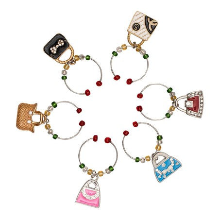 Wine Charms Set6 Handbags