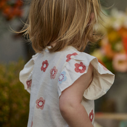 Short SleeveTilly Suit Flora Stamp